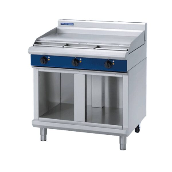 Blue Seal E516A-CB 900mm Electric Griddle Cooktop with Cabinet Base