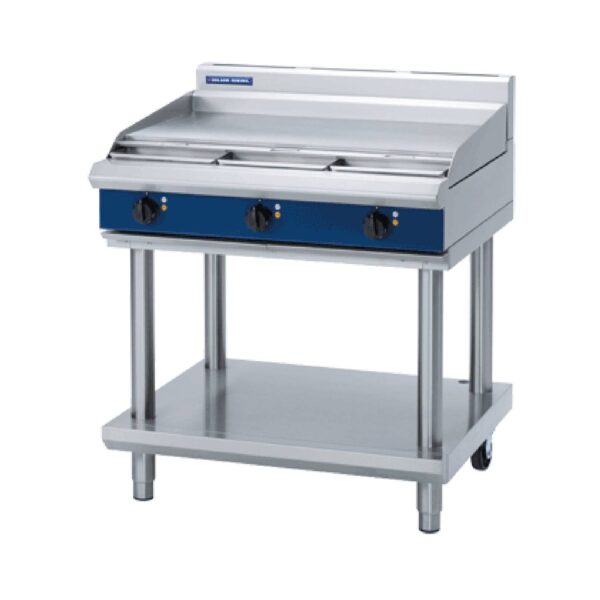 Blue Seal E516A-LS 900mm Electric Griddle Cooktop with Leg Stand