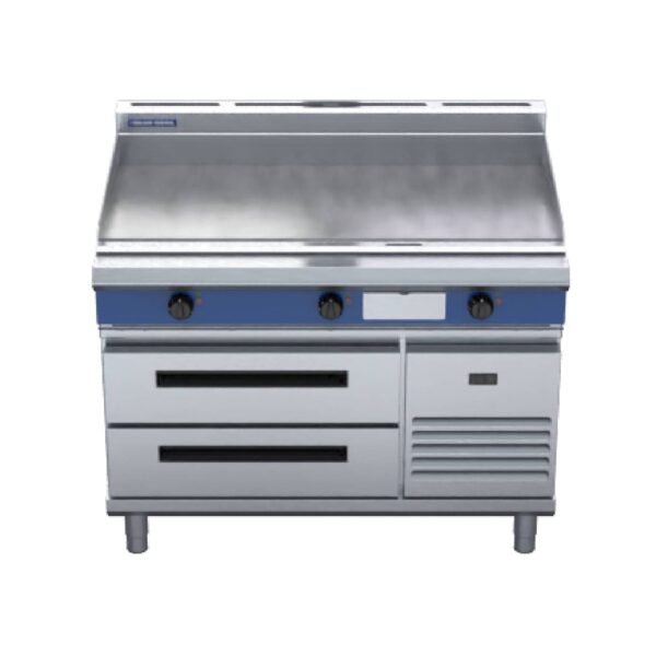 Blue Seal EP518-RB 1200mm Electric Griddle with Refrigerated Base Blue Seal EP518-RB 1200mm Electric Griddle with Refrigerated Base