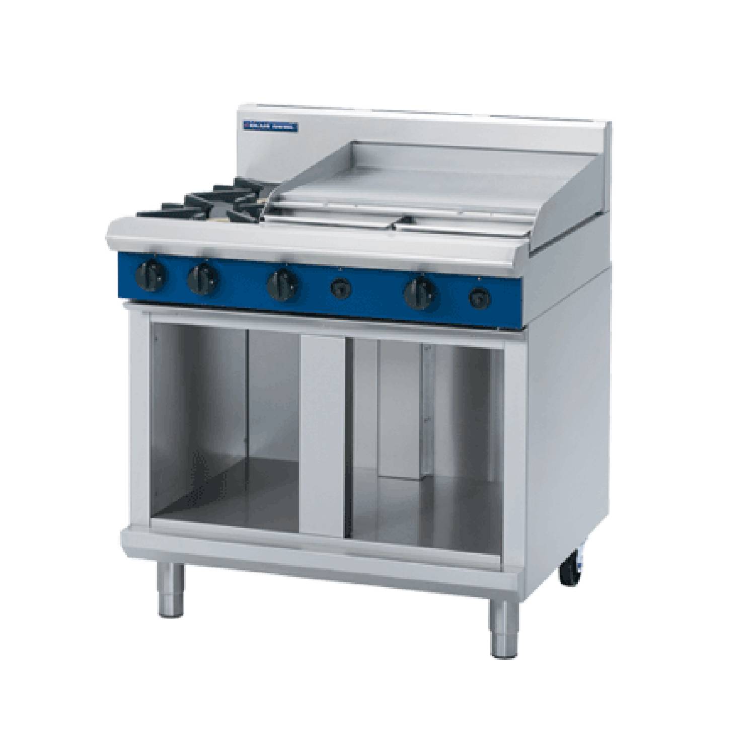 Blue Seal G516B-CB 900mm Gas Cooktop with Cabinet Base