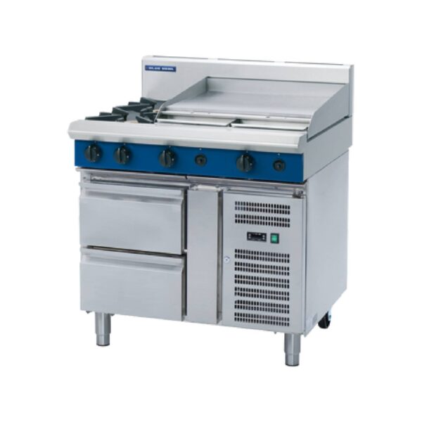 Blue Seal G516B-RB 900mm Gas Cooktop with Refrigerated Base