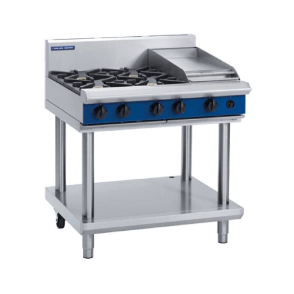 Blue Seal G516C-LS 900mm Gas Cooktop with Leg Stand