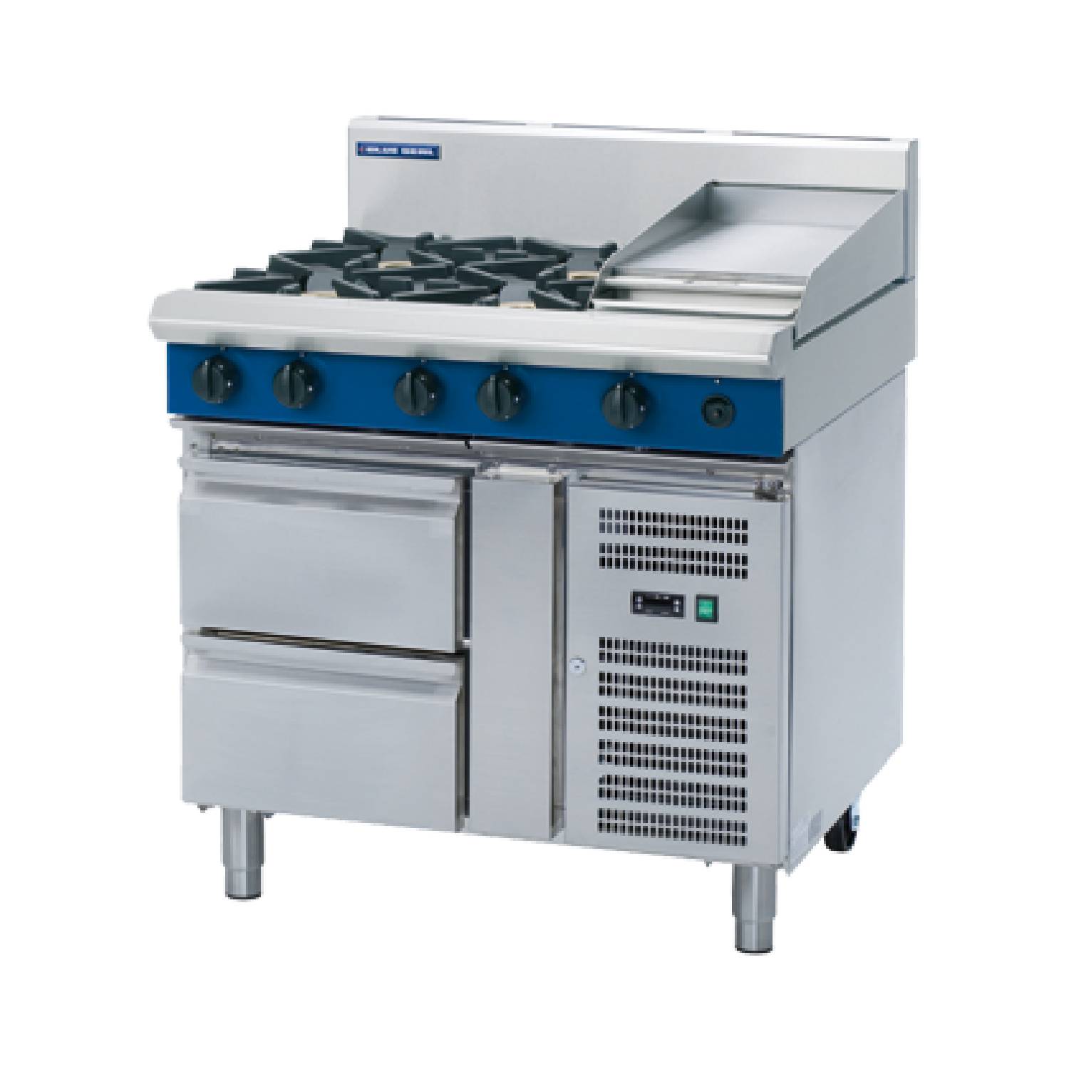 Blue Seal G516C-RB 900mm Gas Cooktop with Refrigerated Base