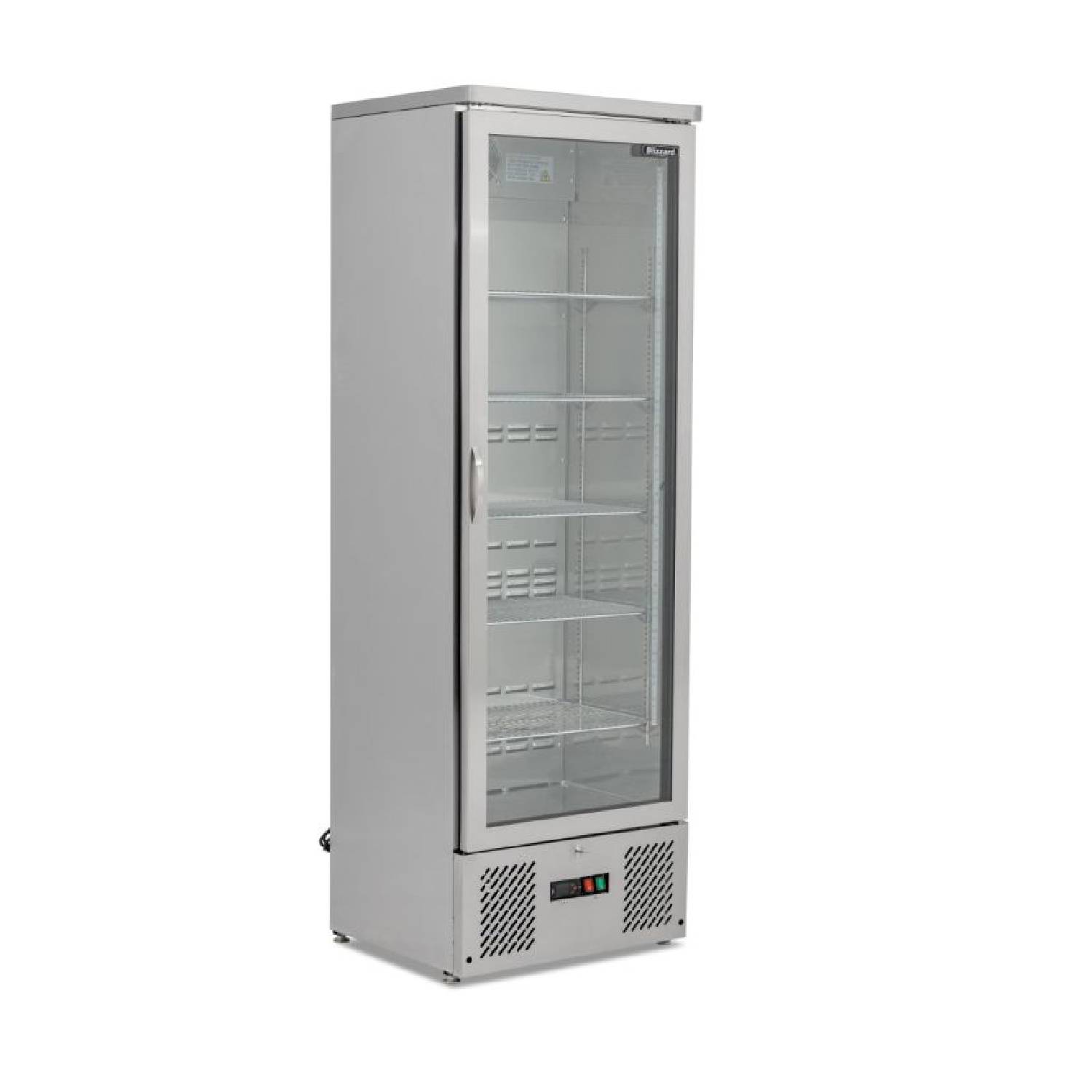 BLIZZARD BAR10SS Upright Stainless Steel Bottle Cooler 260L