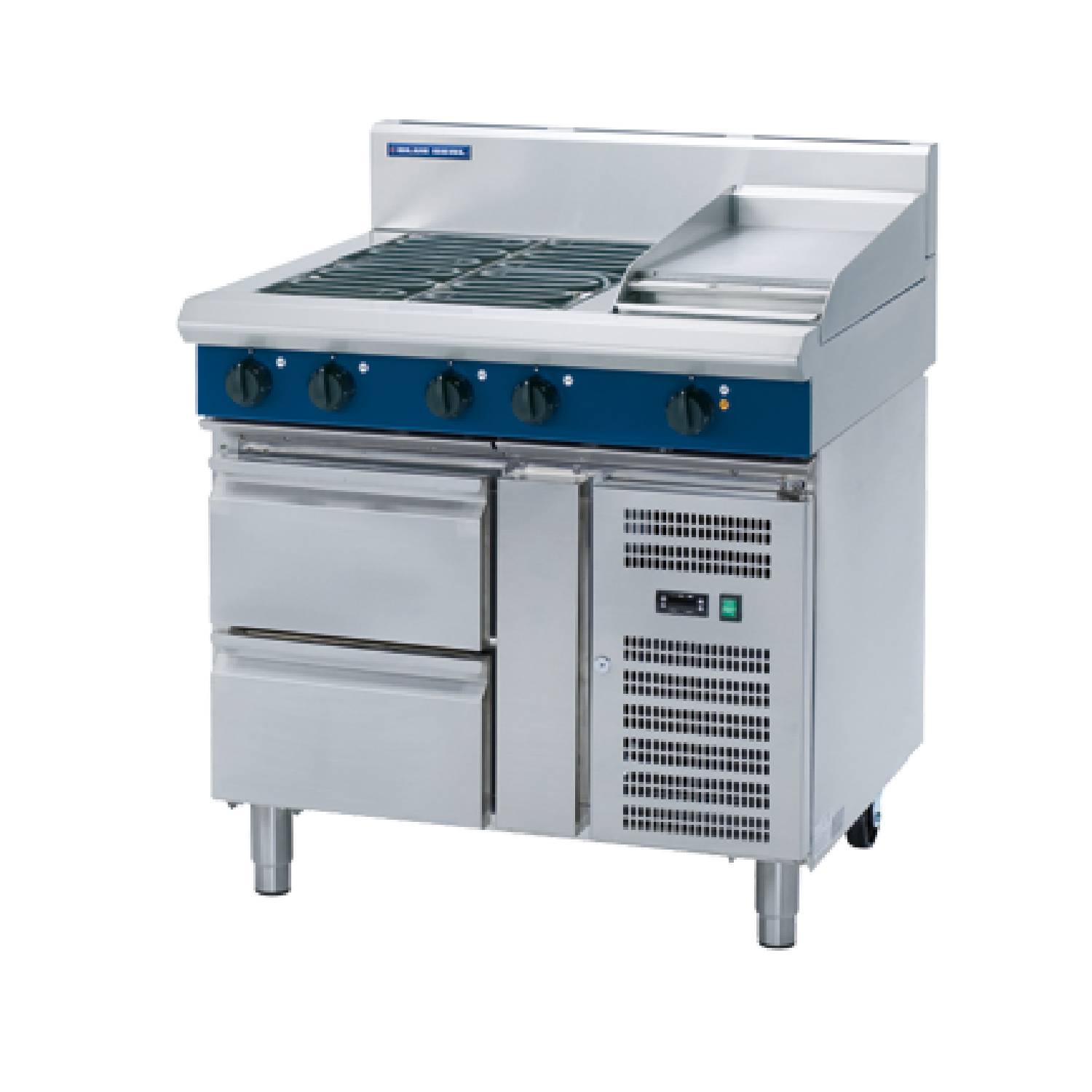 Blue Seal E516C-RB Electric 900mm Cooktop with Refrigerated Base