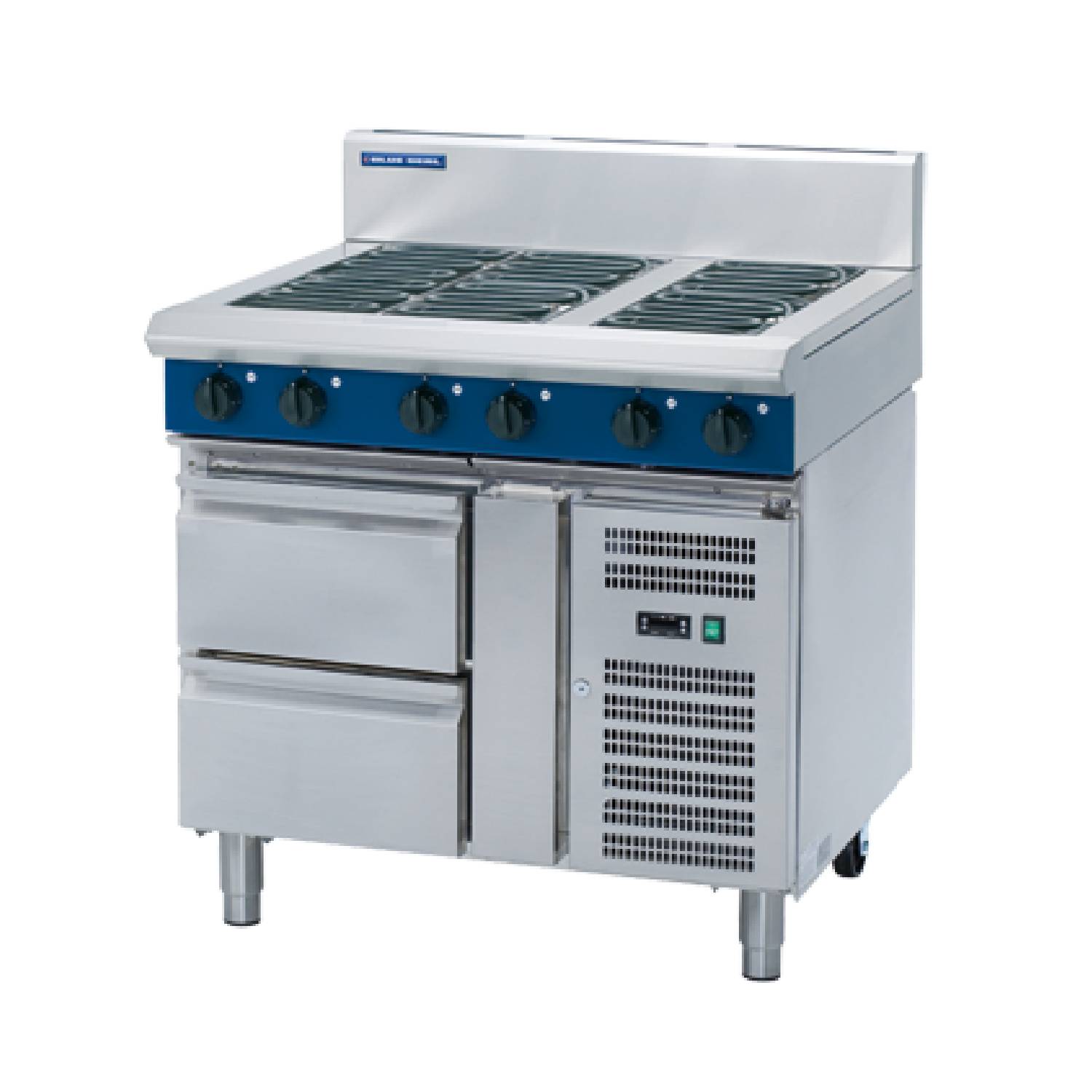 Blue Seal E516D-RB 900mm Electric Cooktop with Refrigerated Base