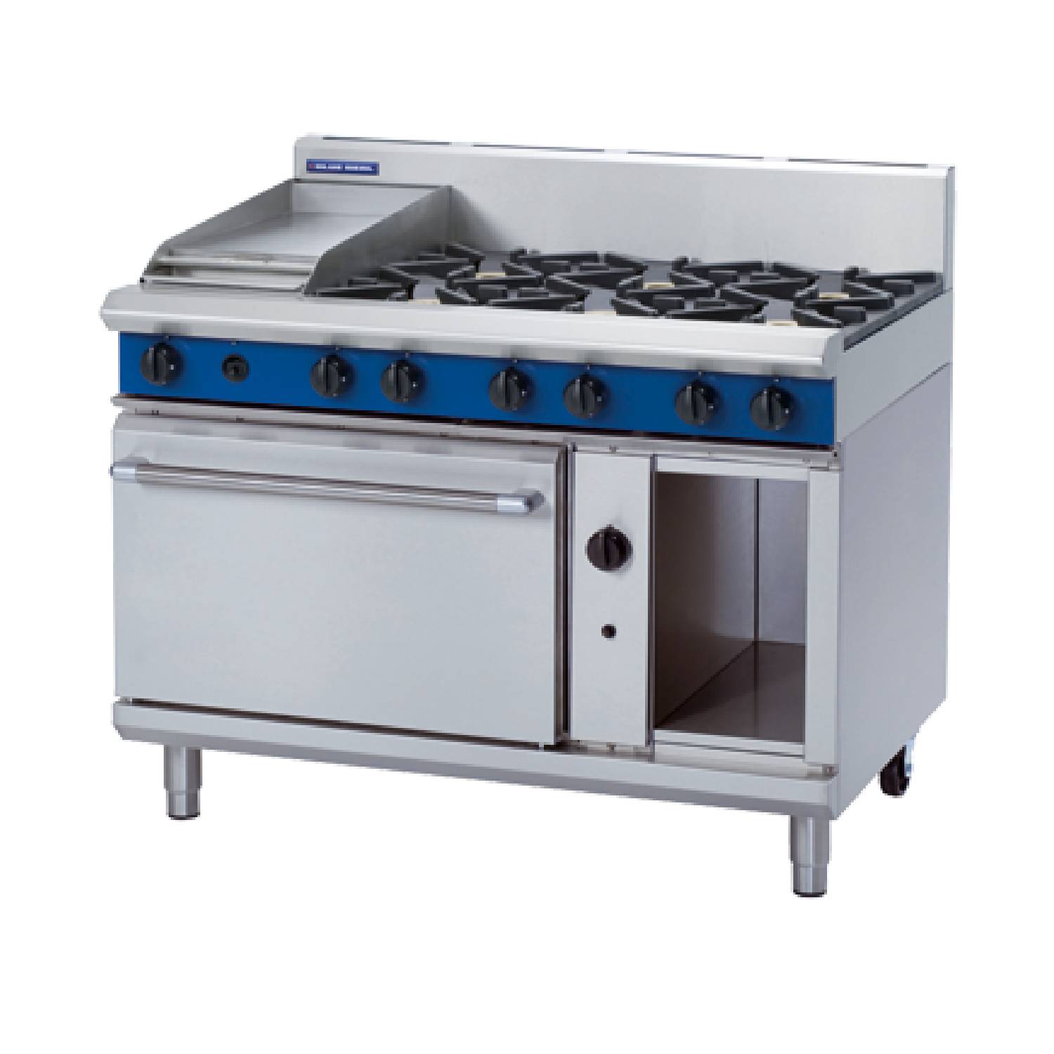 Blue Seal G508C 1200mm 6 Burner Gas Range with Static Oven