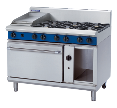 Blue Seal G508C 1200mm 6 Burner Gas Range with Static Oven
