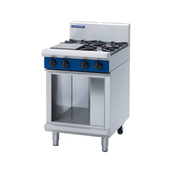 Blue Seal G514D-CB 4 Burner 600mm Gas Cooktop with Cabinet Base