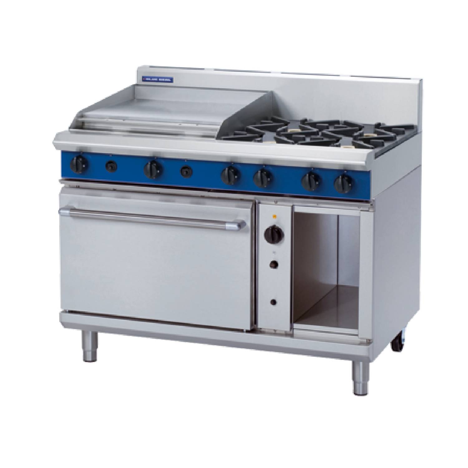 Blue Seal G58B 1200mm 4 Burner Gas Range with Convection Oven