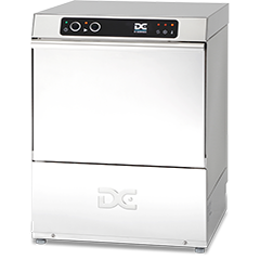 Frontloading Dishwashers with a Break Tank