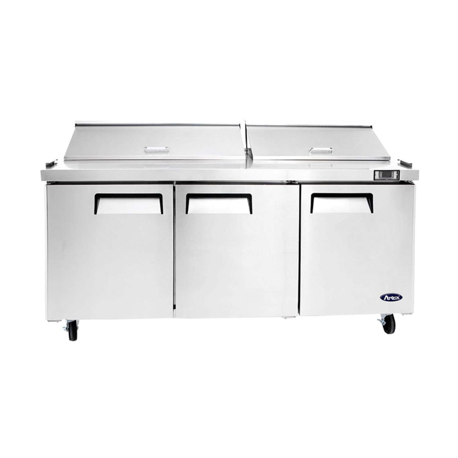Atosa MSF8304GR 3 Door Refrigerated Prep Table – 9 x 1/3 GN Pans
