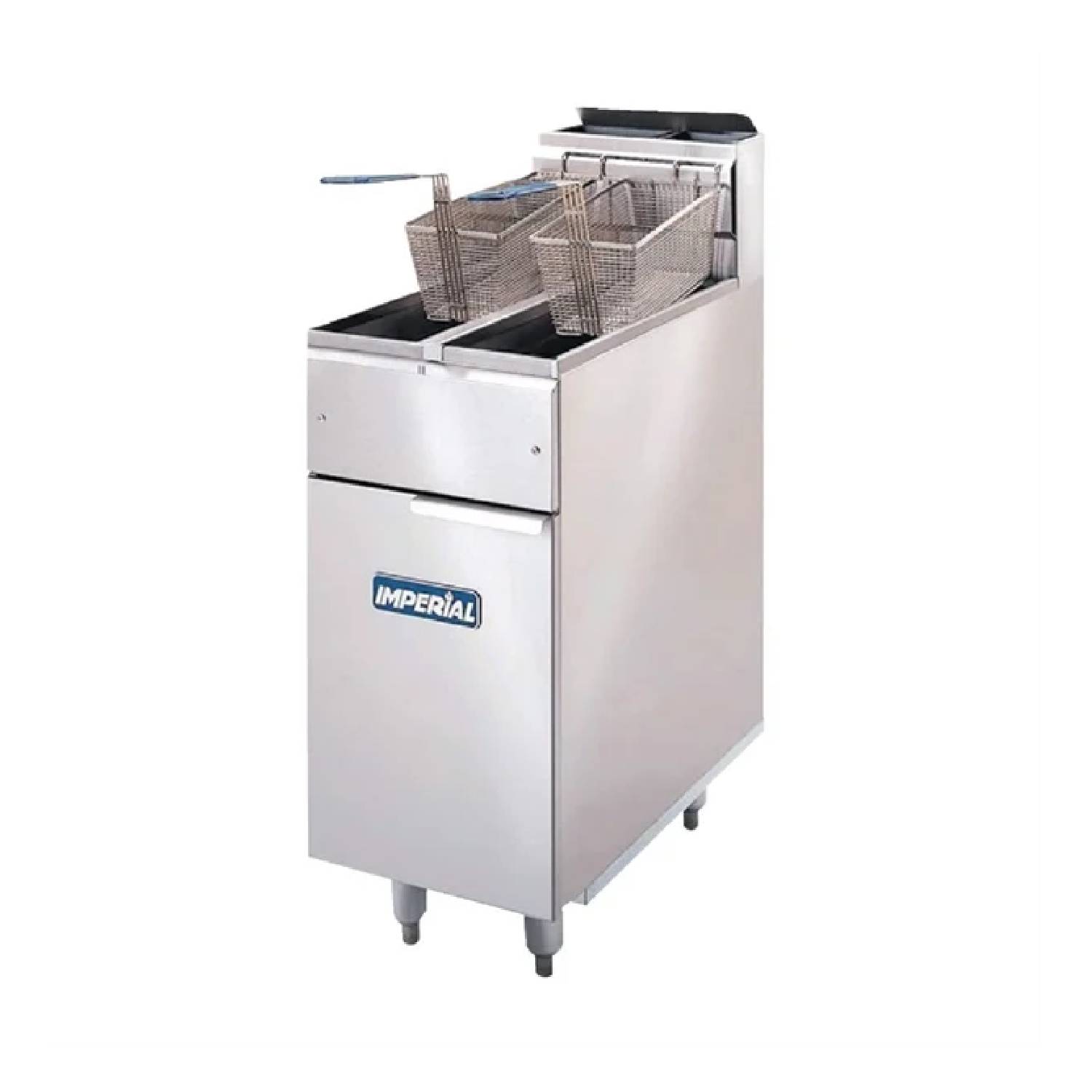 IMPERIAL CIFS-2525 Twin Pan, Twin Basket Free Standing Gas Fryer 2 x 14L IMPERIAL IFS-2525 Twin Pan Twin Basket Free Standing Gas Fryer 2 x 14L