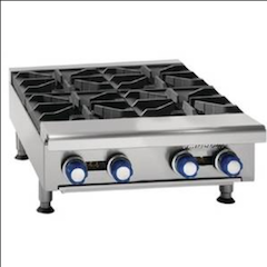 IMPERIAL IHPA-4-24 Gas 4 Burner Hot Plate IMPERIAL IHPA-4-24 Gas 4 Burner Hot Plate