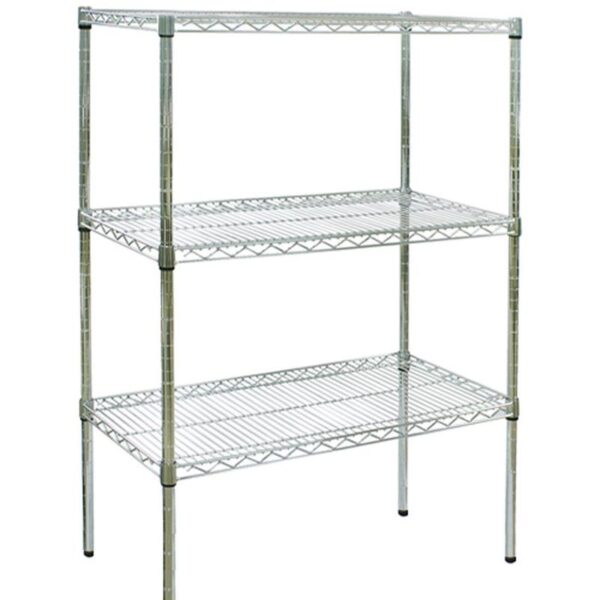 CRAVEN Firmashelf 4000 3 Tier Chrome Shelving Rack 1500mm x 600mm