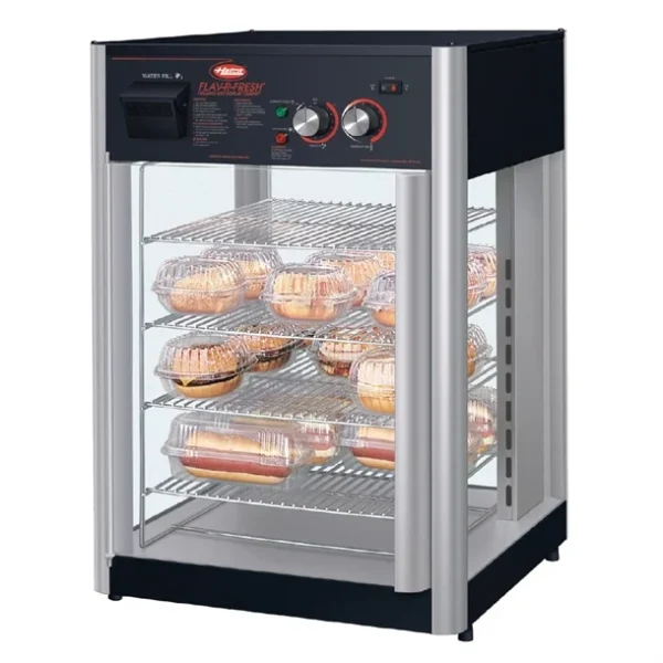 Hatco Flav-R-Fresh FDWDE-1X Impulse Display Warmer – Single Door, 4-Tier