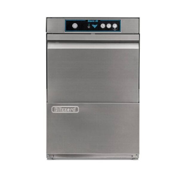 BLIZZARD STORM40 Glasswasher 13amp plug 400mm basket