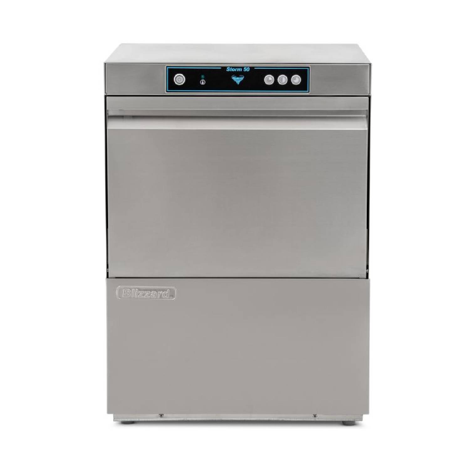 BLIZZARD STORM50 Glasswasher 500mm Basket, 13amp plug