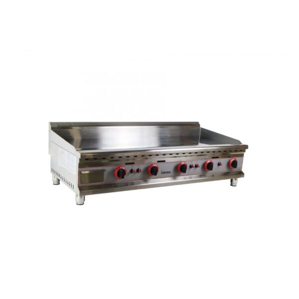 INFERNUS 1200mm 5 Burner LPG Gas Griddle, 15mm plate