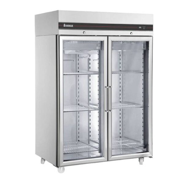INOMAK CFP2144CR Heavy Duty Double Glass Door Freezer 1432L