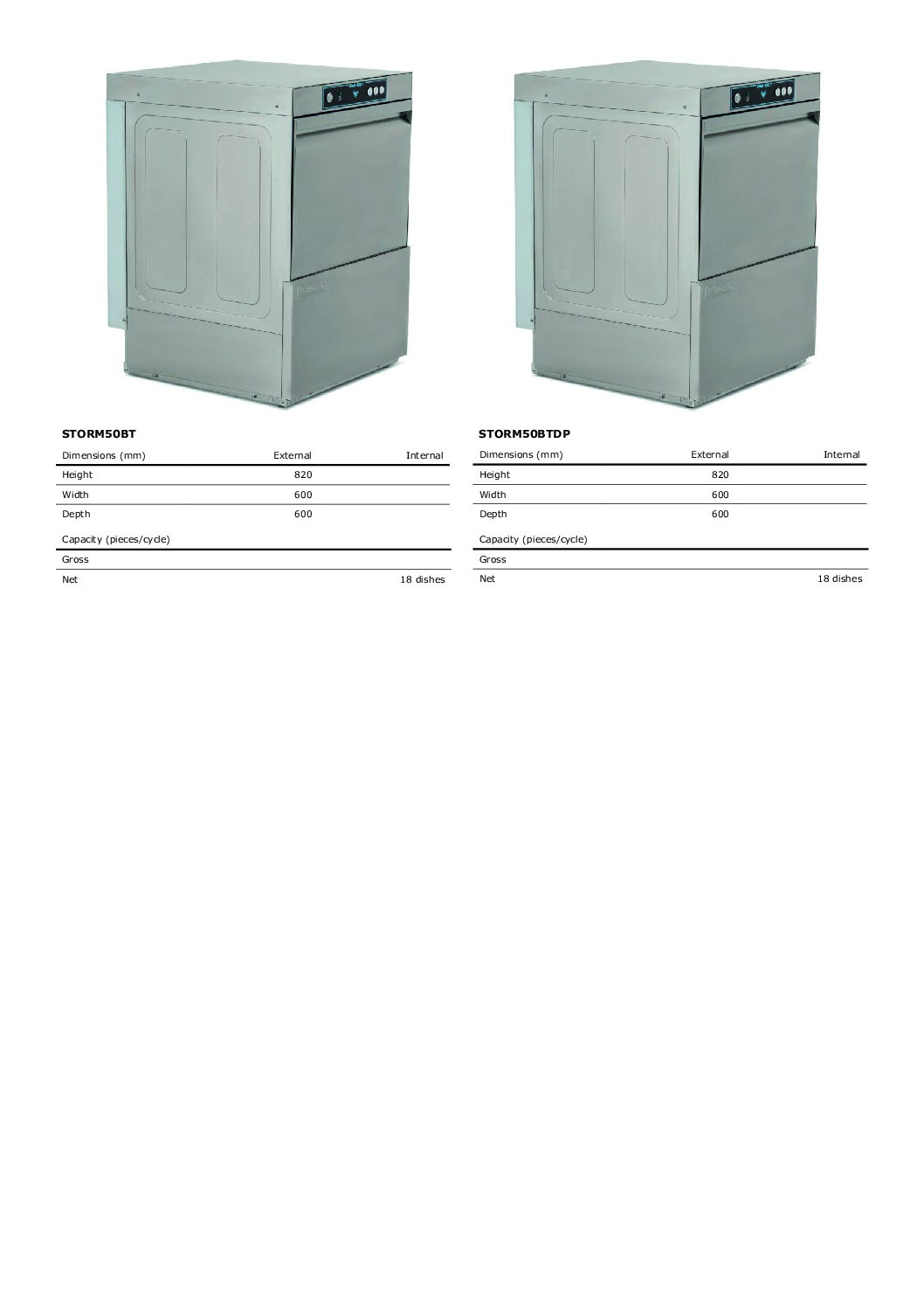 BLIZZARD STORM50BT Dishwasher with Break Tank 500mm basket BLIZZARD STORM50BT Dishwasher with Break Tank 500mm basket - Image 3
