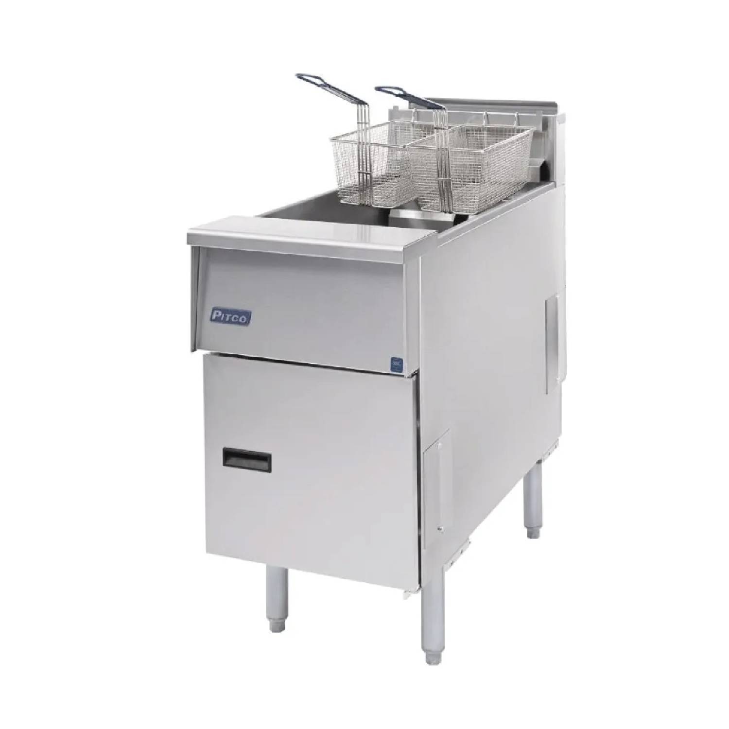 PITCO SE14TS-SSTC Twin Tank Electric Fryer