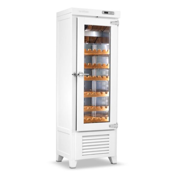 Infrico EVV23R1G Upright Single Door Wine Cellar, 90 Btls