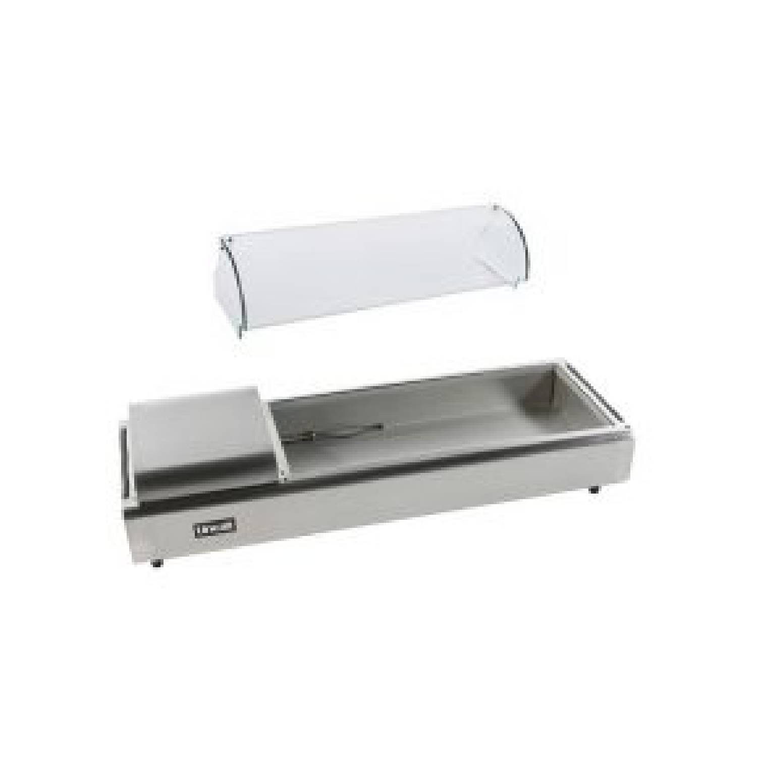 Lincat BSG10 Back Service Curved Glass Cover for FDB10 Food Display Bar