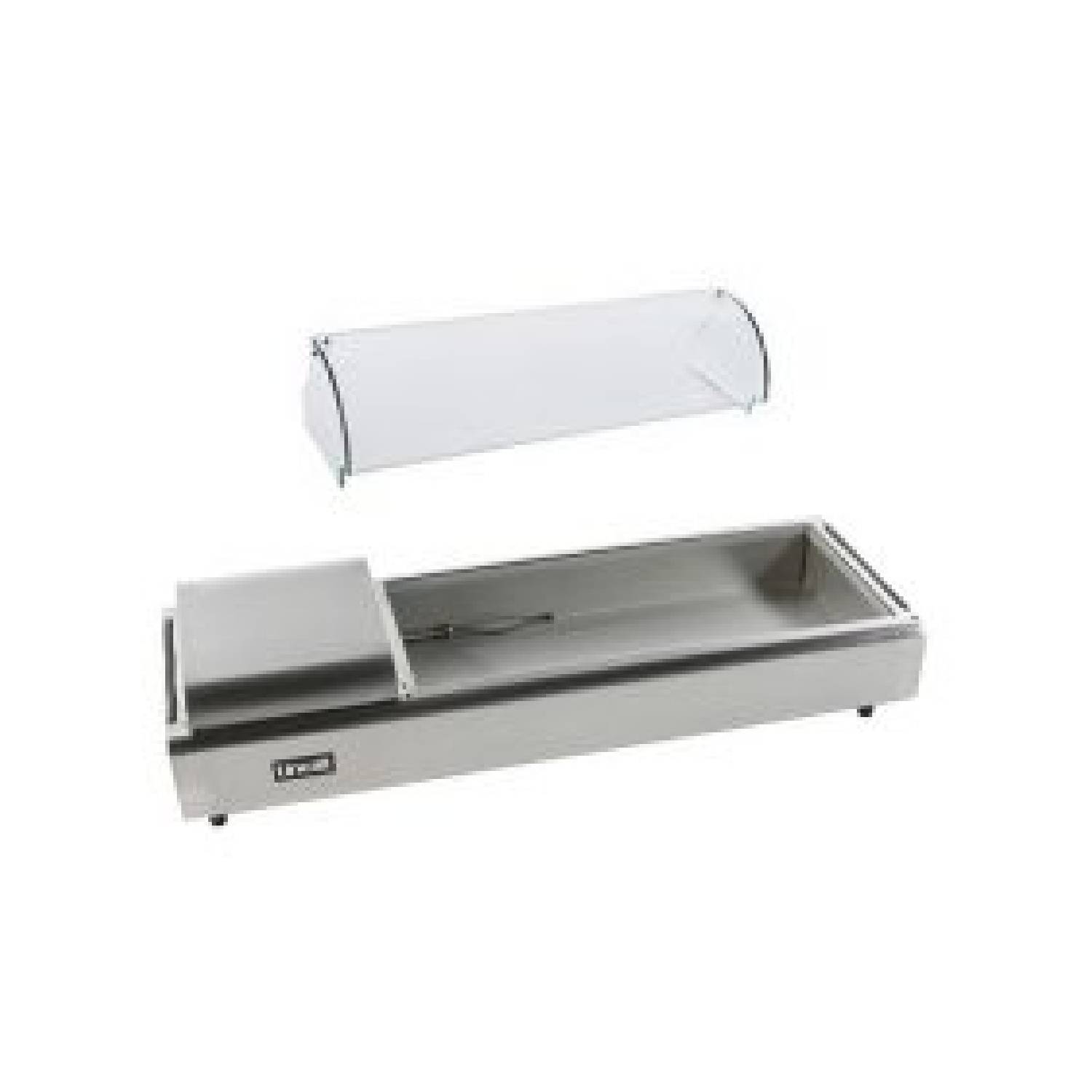 Lincat BSG6 Back Service Curved Glass Cover for FDB6 Food Display Bar