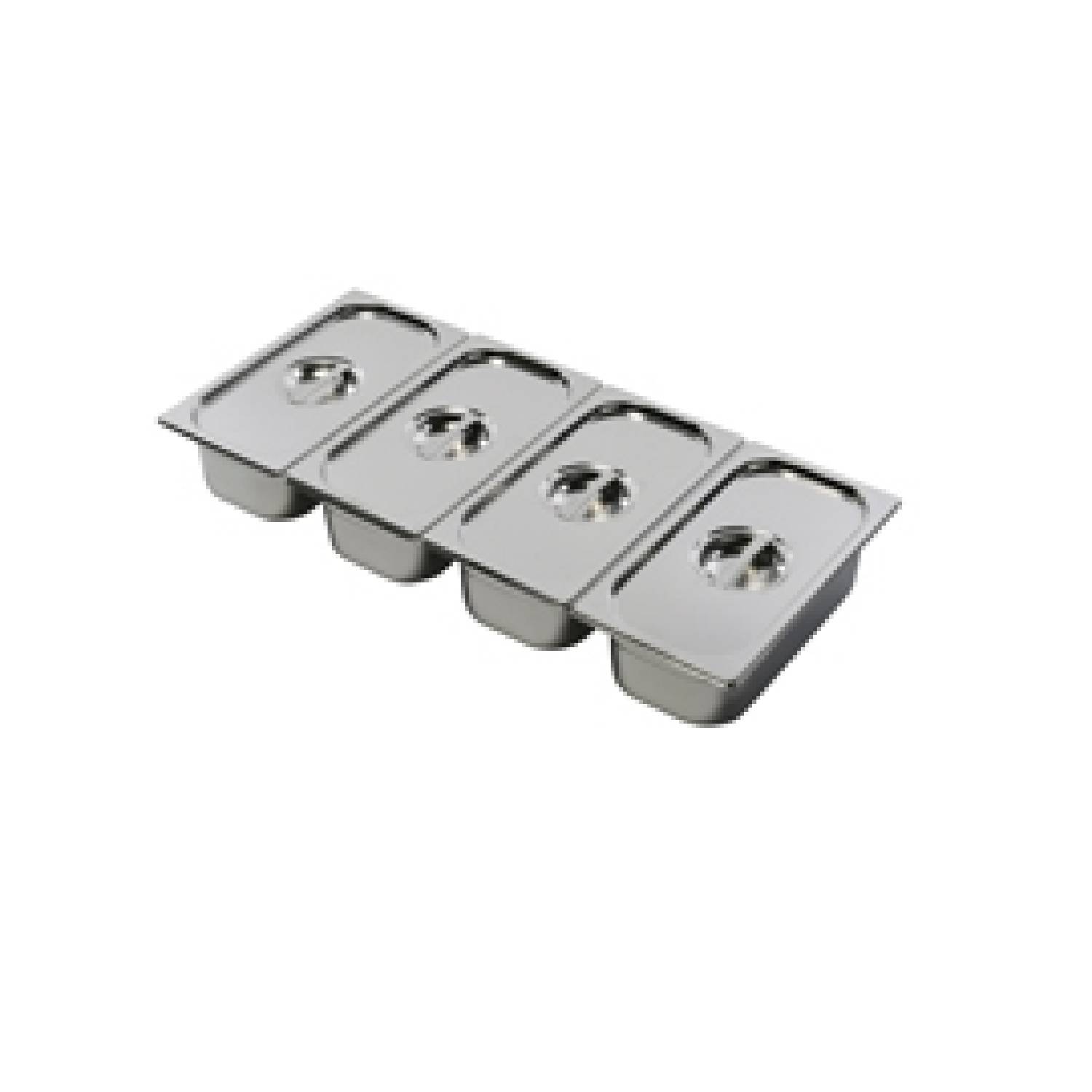 Lincat SGP1004/A Pack of 1/3 GN Containers with choice of Lids for FDB4 Food Display Bar