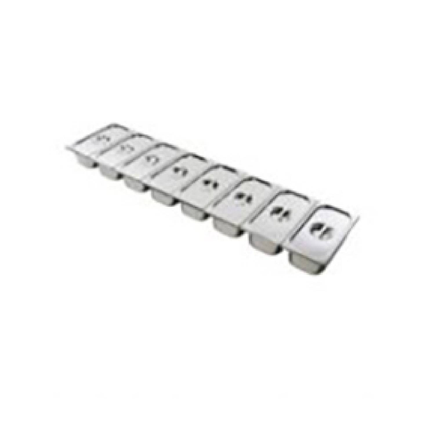 Lincat SGP1008/A Pack of 1/3 GN Containers with choice of Lids for FDB8 Food Display Bar