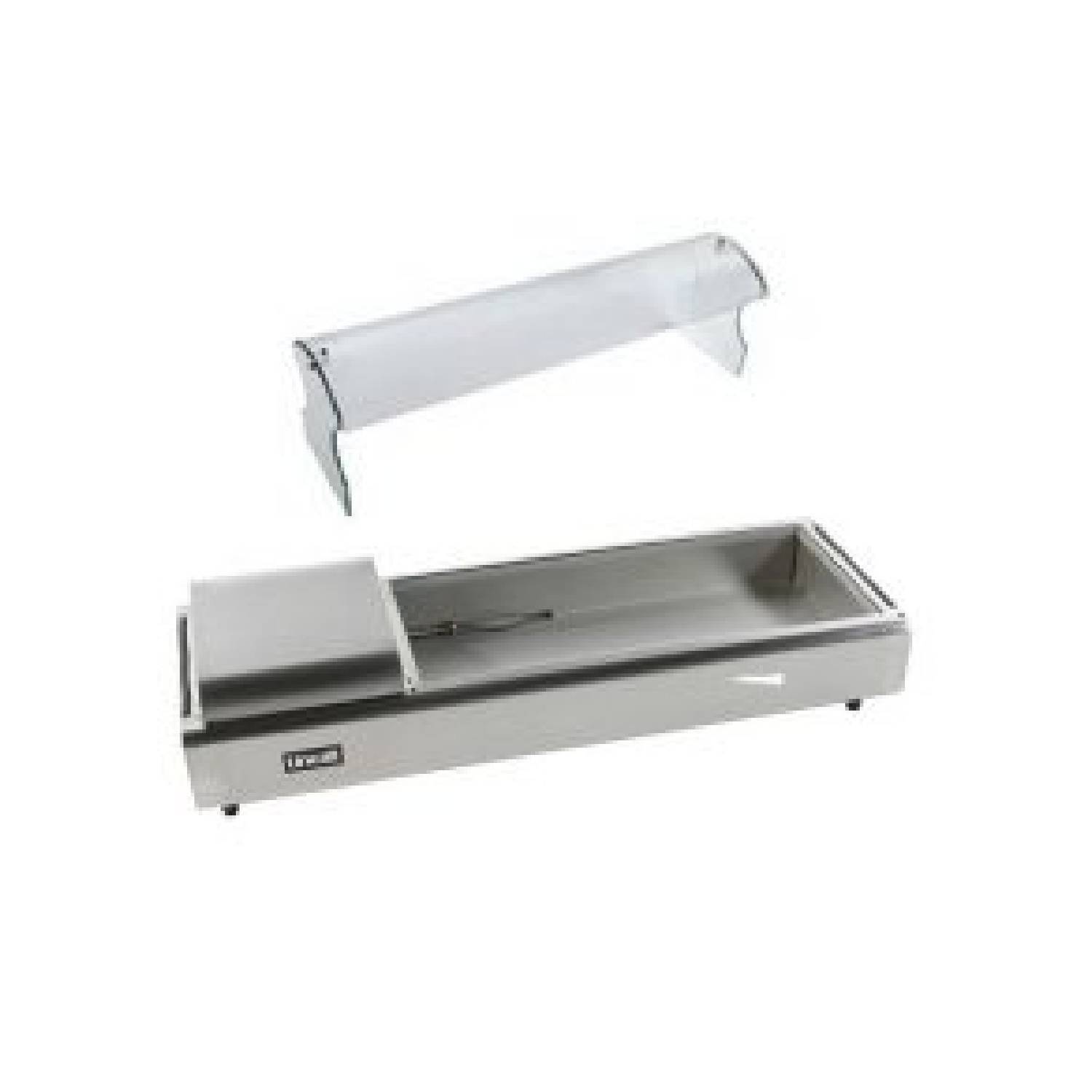 Lincat SSG10 Self Service Curved Glass Cover for FDB10 Food Display Bar