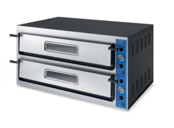 GGF X 66/36L Italian Mid-Range Electric Twin Deck Pizza Oven - 12 x 14" pizzas