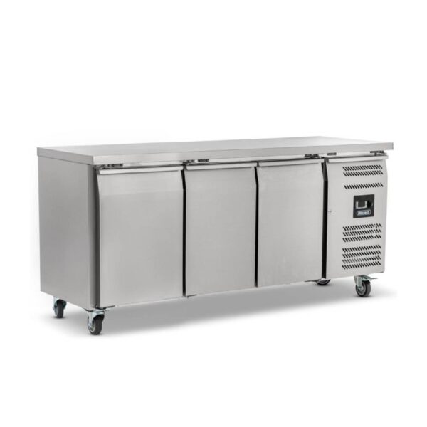 Blizzard HBC3NU Three Door GN 1/1 Counter Fridge Without Upstand 417L