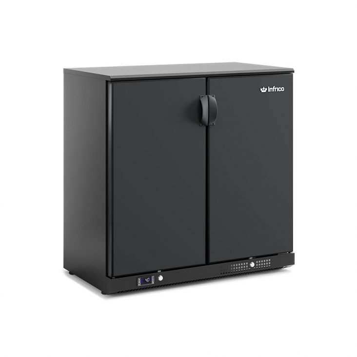 Infrico ERV25PP Double Solid Door Bottle Cooler (218 Bottles)