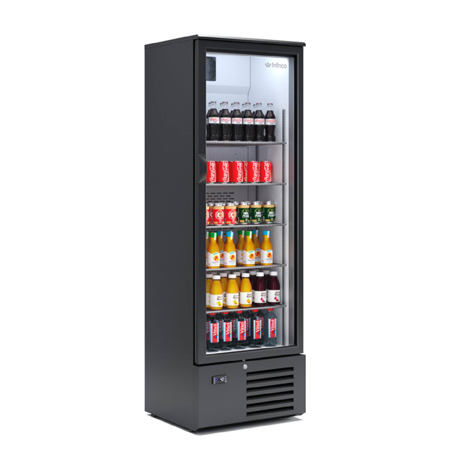 Infrico ZX10 Upright Single Door Bottle Cooler (324 Bottles)