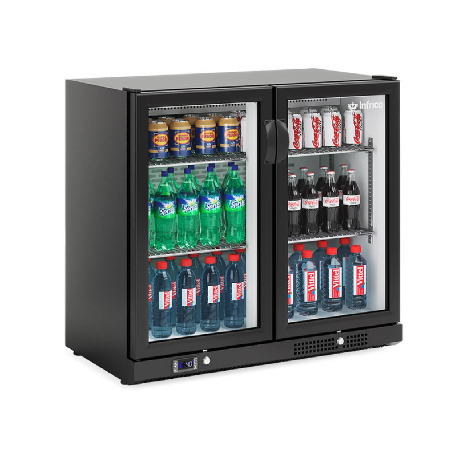 Infrico ZX2 Double Door Bottle Cooler (218 Bottles) Infrico ZX2 Double Door Bottle Cooler (218 Bottles)