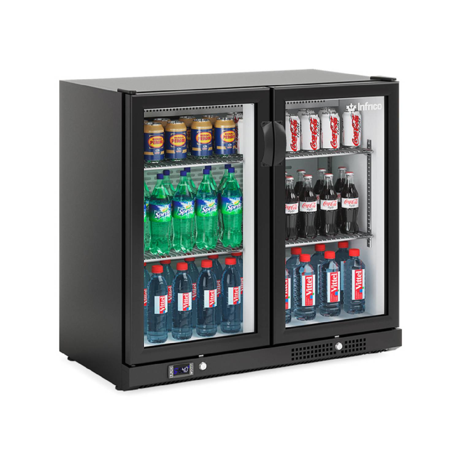Infrico ZX2-SL Double Sliding Door Bottle Cooler (218 Bottles) Infrico ZX2-SL Double Sliding Door Bottle Cooler (218 Bottles)