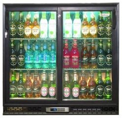 Infrico ZX2-SL Double Sliding Door Bottle Cooler (218 Bottles)