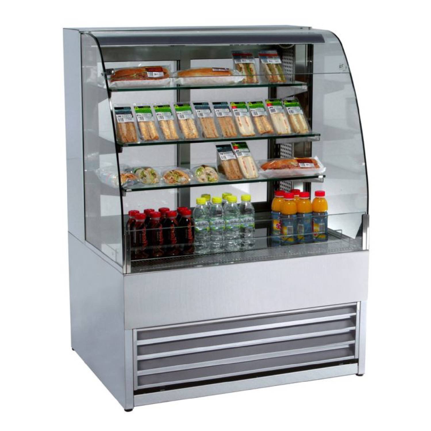 Frost Tech P75-100-OPEN Self Service Merchandiser 1000mm Wide Frost Tech P75-100-OPEN Self Service Merchandiser 1000mm Wide