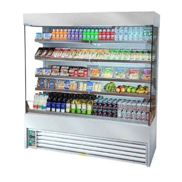 Frost Tech SD60-180HC Slim Stainless Steel Multideck 1800mm Wide