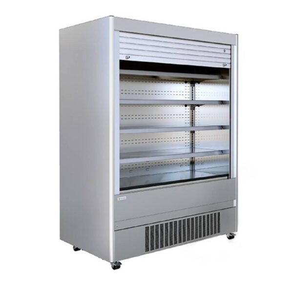 Mafirol CRONUS1450OP-SS-MA Tiered Display with Lockable Shutter 1510mm Wide