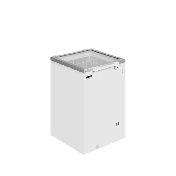 Tefcold ST160 Commercial Hinged Glass Lid Chest Freezer