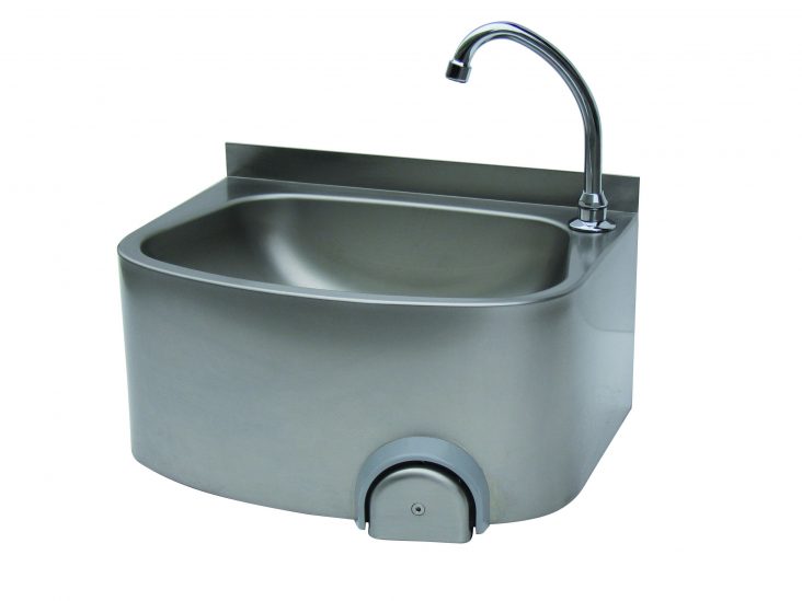 Parry CWBKNEE Stainless Steel Knee Operated Hand Basin