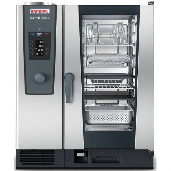 Rational iCombi Classic 10-1/1 Gas Combination Oven 10 Grid, 1/1 GN Rational iCombi Classic 10-1/1 Gas Combination Oven 10 Grid, 1/1 GN