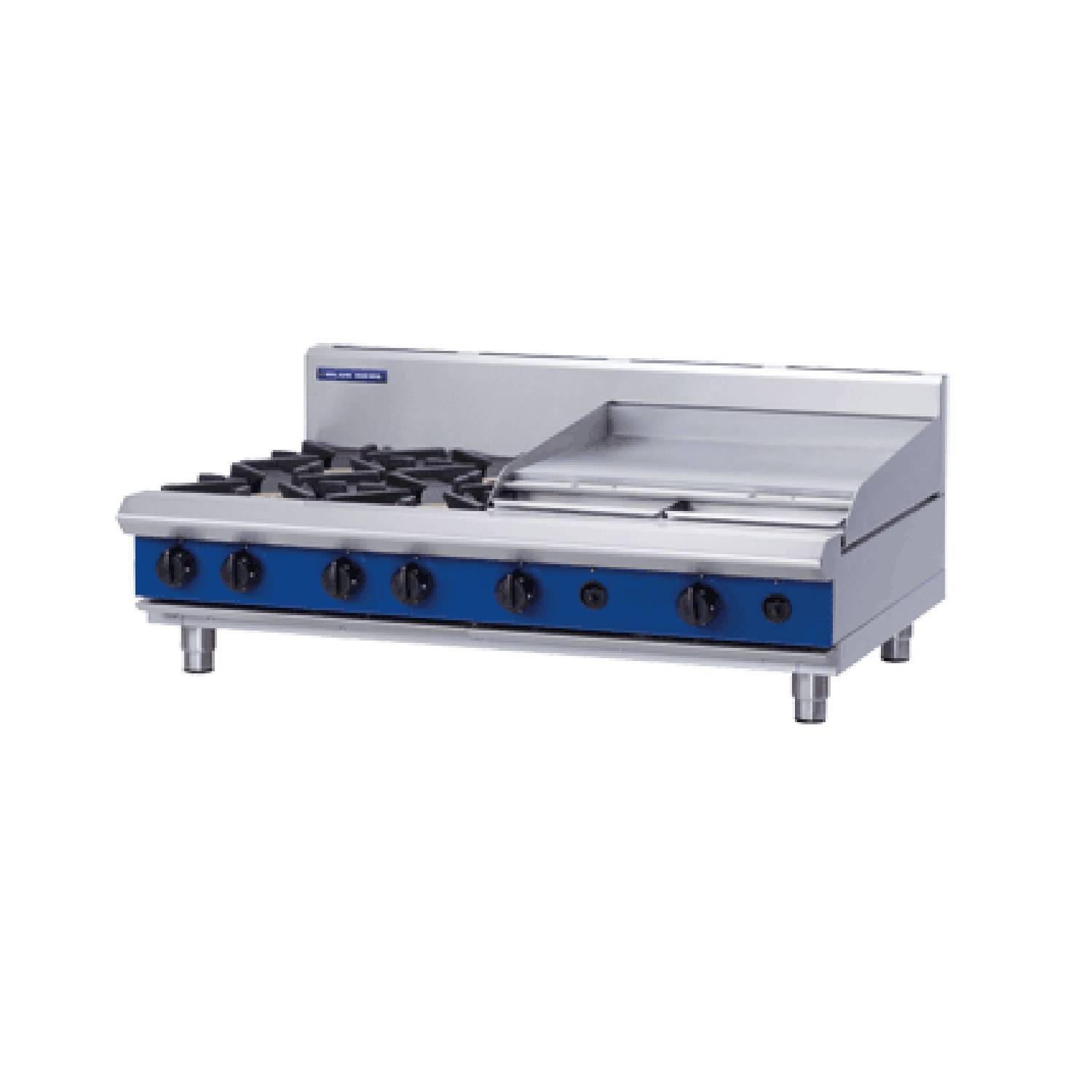 Blue Seal G518B-B 1200mm Gas Cooktop with Griddle, Bench Model