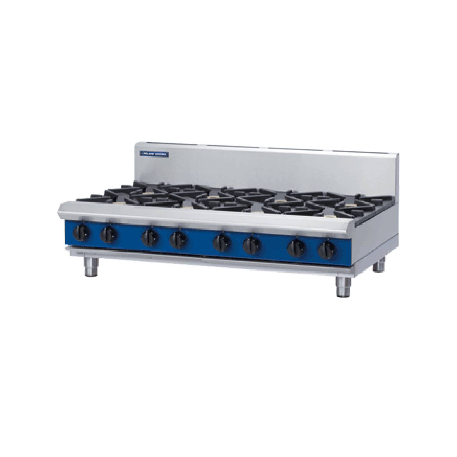 Blue Seal G518D-B 1200mm Gas Cooktop Bench Model, 8 Burner