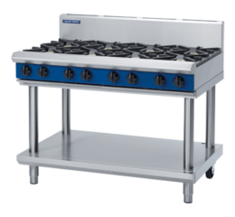Blue Seal G518D-LS 1200mm Gas Cooktop on Leg Stand
