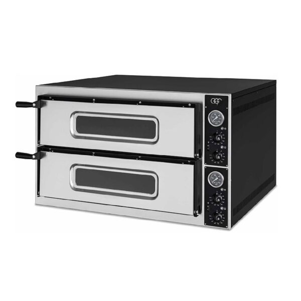 GGF 44 Italian Twin Deck Electric Pizza Oven 8 x 14″ Pizzas GGF 44 Italian Twin Deck Electric Pizza Oven 8 x 14" Pizzas