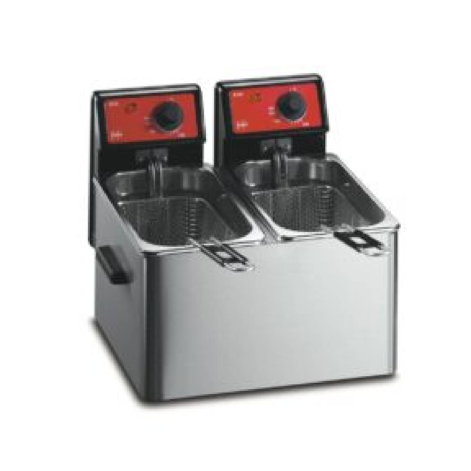 Lincat FriFri Eco 4+4 Twin Tank Counter Top Electric Fryer 2 x 3-4L Lincat FriFri Eco 4+4 Twin Tank Counter Top Electric Fryer 2 x 3-4L